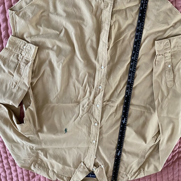 Ralph Lauren Blake dress shirt, size 2XT, tan color, only worn a couple times. - Picture 1 of 7